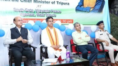 Photo of टीएसआर द्वितीय बटालियन की बैंड प्रदर्शनी त्रिपुरा राज्य राइफल्स के सैनिक राज्य के गौरव: मुख्यमंत्री