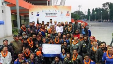 Photo of फिट इंडिया फ्रीडम राइडर बाइकर रैलियां सफलतापूर्वक जेएलएन स्टेडियम में सम्पन्न हुईं