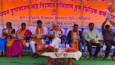 Photo of चारिलम प्रखंड स्थित कौशल मेला का शुभारंभ, ग्रामीण महिलाओं को आत्मनिर्भर बनाने से ही तेज होगा आर्थिक विकास : उपमुख्यमंत्री