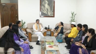 Photo of संगराय नृत्य अकादमी के प्रतिनिधिमंडल की मुख्यमंत्री से सौजन्य मुलाकात