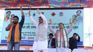 Photo of चकमाघाट में नवनिर्मित ग्रामीण बाजार लक्ष्मीराम हटी का उद्घाटन