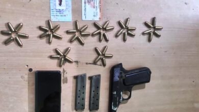 Photo of चुनाव से पहले पिस्टल, मैगजीन और 46 राउंड जब्त