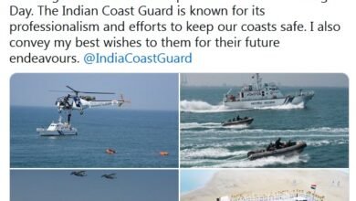 Photo of प्रधानमंत्री ने भारतीय तटरक्षक के सभी कर्मियों को उनके स्थापना-दिवस पर बधाई दी