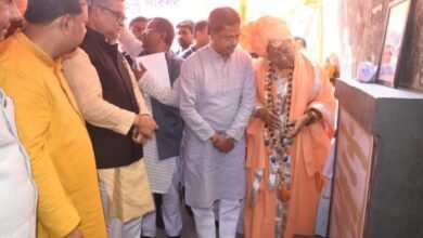Photo of विश्व हिंदू परिषद के त्रिपुरा कार्यालय गीता भवन का भूमिपूजन