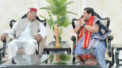 Photo of मणिपुर के राज्यपाल की राज्यपाल से शिष्टाचार मुलाकात