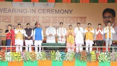 Photo of दूसरी बार त्रिपुरा में बीजेपी गठबंधन सरकार के कैबिनेट ने शपथ ली