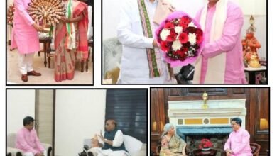 Photo of मुख्यमंत्री ने नई दिल्ली में राष्ट्रपति और अन्य केंद्रीय मंत्रियों से शिष्टाचार मुलाकात की