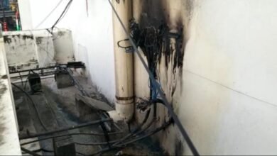 Photo of रवींद्र शताब्दी भवन में अचानक आग लग गई