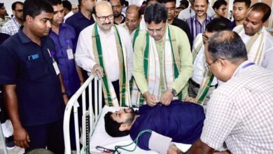 Photo of त्रिपुरा मेडिकल कॉलेज में रक्तदान शिविर, स्वैच्छिक रक्तदान समाज के लिए सबसे बड़ा दान : मुख्यमंत्री