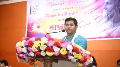 Photo of कुमारघाट अनुमंडल स्थित रवींद्र जयंती, रवींद्रनाथ टैगोर ने पराधीन भारत में देशभक्ति की प्रेरणा दी: तपशिली जाति कल्याण मंत्री