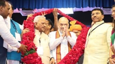 Photo of केंद्रीय गृह एवं सहकारिता मंत्री श्री अमित शाह ने आज गुजरात के अहमदाबाद में मोदी समाज के राष्ट्रीय महासम्मेलन का शुभारंभ किया