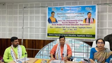 Photo of सिपाहीजला जिले में समीक्षा बैठक में समाज कल्याण एवं सामाजिक शिक्षा मंत्री