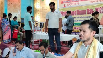 Photo of विश्व रक्तदाता दिवस, शांतिबाजार में रक्तदान शिविर