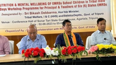 Photo of जनजाति विद्यार्थियों के पोषण एवं मानसिक स्वास्थ्य विकास पर कार्यशाला का उद्घाटन