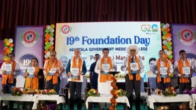 Photo of मुख्यमंत्री ने अगरतला सरकारी मेडिकल कॉलेज के 19वें स्थापना दिवस का उद्घाटन किया, राज्य सरकार समाज के वंचितों तक स्वास्थ्य सेवाएं पहुंचाने के लिए गंभीरता से काम कर रही है