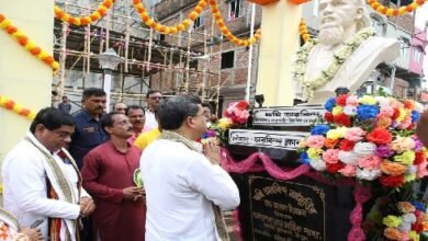 Photo of अगरतला में ऋषि अरबिंदो की प्रतिमा का अनावरण ऋषि अरबिंदो के आदर्श आज भी प्रासंगिक: मुख्यमंत्री