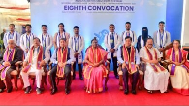 Photo of राष्ट्रपति ने भारतीय समुद्री विश्वविद्यालय के 8वें दीक्षांत समारोह में भाग लिया