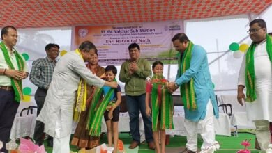 Photo of 33 केवी नलचर सबस्टेशन का उद्घाटन, सरकार सौर ऊर्जा उत्पादन पर विशेष ध्यान दे रही है: ऊर्जा मंत्री