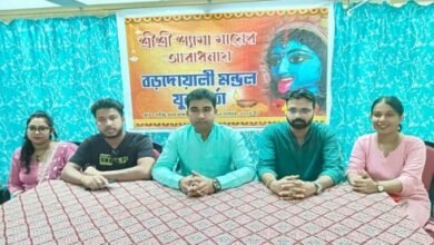 Photo of श्यामा मां की आराधना में नगर बारादोवाली युवा मोर्चा
