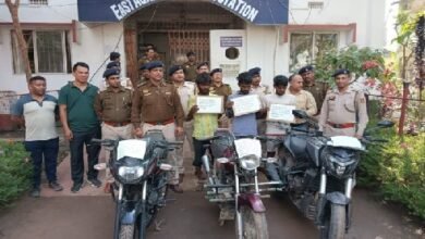 Photo of पुलिस के शिकंजे में तीन बाइक चोर