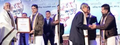 Photo of त्रिपुरा पूर्णराज्य दिवस-2024, त्रिपुरा विभूषण और त्रिपुरा भूषण से सम्मानित प्रोफेसर अरुणोदय साहा और काकबरक साहित्यकार नरेश चंद्र देबवर्मा