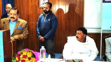 Photo of “जम्मू और कश्मीर में उत्पन्न “अरोमा मिशन” “विकसित भारत” के पथप्रदर्शकों में से एक होगा; केंद्रीय राज्य मंत्री (स्वतंत्र प्रभार) विज्ञान और प्रौद्योगिकी, पीएमओ, कार्मिक, लोक शिकायत, पेंशन, परमाणु ऊर्जा और अंतरिक्ष राज्य मंत्री डॉ. जितेंद्र सिंह ने आज जम्मू में कहा