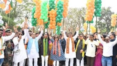 Photo of खोवाई में पूर्वी त्रिपुरा निर्वाचन क्षेत्र के लिए भाजपा उम्मीदवार के समर्थन में रोड शो