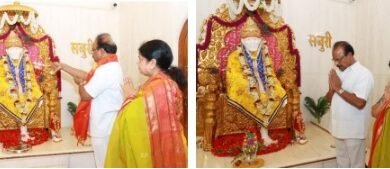 Photo of राज्यपाल ने साईंबाबा मंदिर का दौरा किया