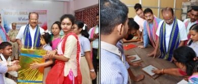 Photo of राज्यपाल ने नरसिंगार में नेत्रहीन लड़कियों के स्कूल का दौरा किया