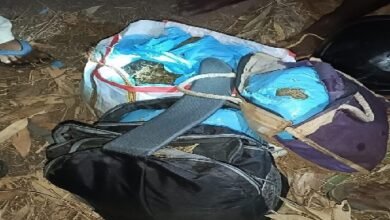 Photo of दुर्घटनाग्रस्त बाइक से गांजा बरामद, तीन घायल