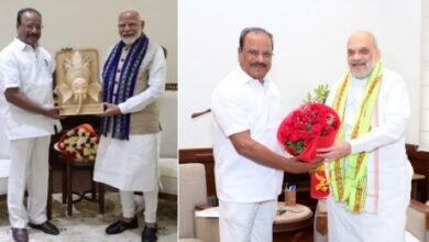 Photo of राज्यपाल ने प्रधानमंत्री और गृह मंत्री से सौजन्य मुलाकात की