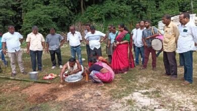 Photo of आगामी दुर्गा पूजा को देखते हुए शिवनगर मॉडर्न क्लब पोल पूजा का आयोजन कर रहा है
