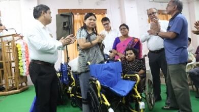 Photo of रोटरी क्लब ऑफ अगरतला सिटी की पहल के तहत व्हीलचेयर का वितरण