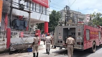 Photo of भीषण आग से बाल-बाल बचा डाकघर