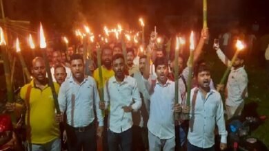 Photo of कारगिल विजय दिवस के 25 वर्ष पूरे, प्रदेश युवा मोर्चा द्वारा निकाला गया मशाल जुलूस