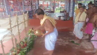 Photo of परंपरा के अनुसार चौदहवें देवता के घर पर जरी पूजा की गई
