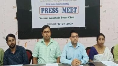 Photo of अखिल त्रिपुरा समग्र शिक्षा मंत्रालयिक कर्मचारी संगठन ने वंचित होने का आरोप लगाते हुए पांच सूत्री मांगें उठाईं