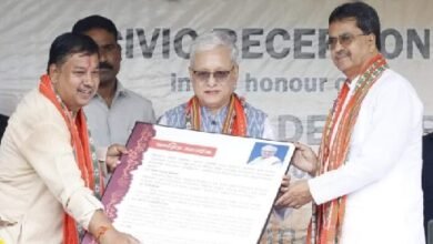 Photo of तेलंगाना के राज्यपाल यिश्नु देबवर्मा का नागरिक अभिनंदन, राष्ट्रपति ने सही जगह पर सही व्यक्ति को नियुक्त किया: मुख्यमंत्री