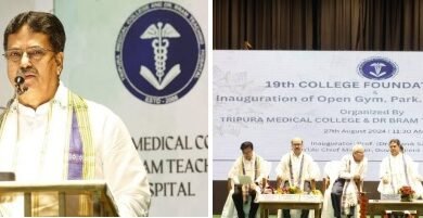 Photo of त्रिपुरा मेडिकल कॉलेज का 19वां स्थापना दिवस त्रिपुरा मेडिकल कॉलेज में वर्तमान में चिकित्सा सेवाओं के मामले में कई सुविधाएं हैं: मुख्यमंत्री