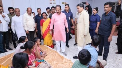 Photo of मुख्यमंत्री ने अगरतला में बाढ़ प्रभावित क्षेत्रों और राहत शिविरों का दौरा किया