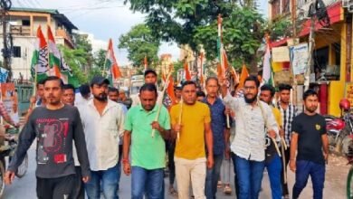 Photo of उपद्रवियों द्वारा विधायकों पर शारीरिक हमला करने की कोशिश के खिलाफ कांग्रेस ने पूर्वी अगरतला पुलिस स्टेशन के सामने विरोध प्रदर्शन किया