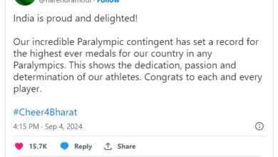 Photo of भारतीय पैरालंपिक दल द्वारा अब तक के सर्वाधिक पदक जीतने का रिकॉर्ड कायम करने पर प्रधानमंत्री ने अपार गर्व और प्रसन्नता व्यक्त की