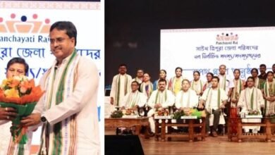 Photo of दक्षिण त्रिपुरा जिला परिषद के नवनिर्वाचित सदस्यों की शपथ, ईमानदारी और पारदर्शिता के साथ जन कल्याण के लिए कार्य करें जन प्रतिनिधि: मुख्यमंत्री