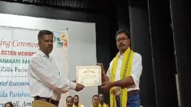 Photo of धलाई जिला परिषद के नवनिर्वाचित सदस्यों ने ली शपथ