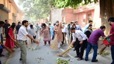 Photo of केंद्रीय मंत्री श्री राजीव रंजन सिंह ने आज कृषि भवन परिसर में विशेष स्वच्छता अभियान में भाग लिया