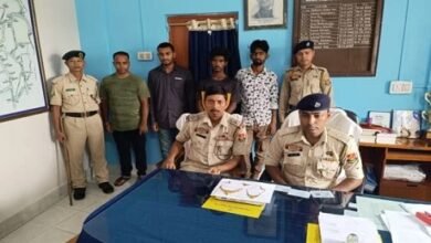 Photo of सोने के आभूषणों के साथ 4 चोर गिरफ्तार
