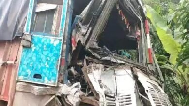 Photo of नेशनल हाईवे पर दो ट्रकों की भीषण टक्कर हो गई