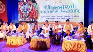 Photo of धार्मिक पर्यटन केंद्रों में से एक त्रिपुरासुंदरी उत्सव का उद्घाटन माता त्रिपुरसुंदरी मंदिर होने के नाते: मुख्यमंत्री