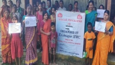 Photo of कृष्णापुर जुमिया कॉलोनी आंगनवाड़ी केंद्र ने मनाया नवजात सप्ताह