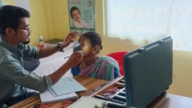 Photo of पूर्वी सोनातला आयुष्मान आरोग्य मंदिर में नेत्र रोग जांच शिविर
